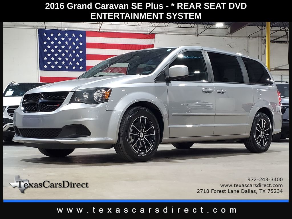 Billet Silver Metallic Clearcoat 2016 Dodge Grand Caravan Minivan Front-Wheel Drive 6-Speed Automatic