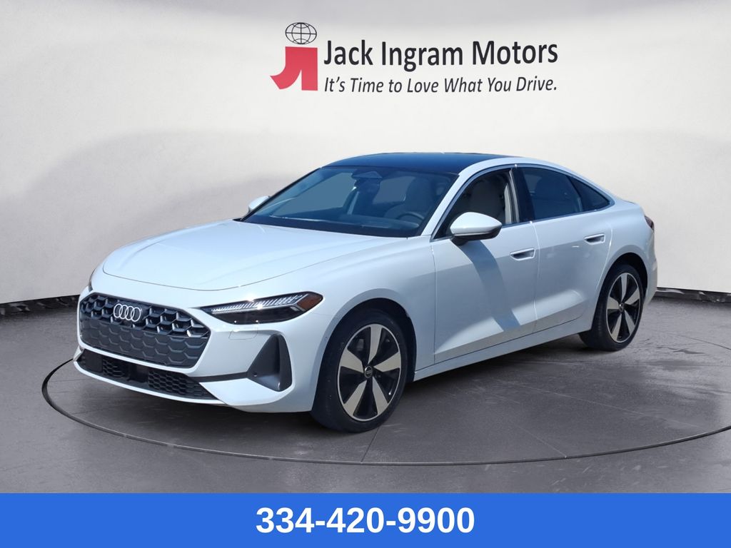 White 2025 Audi A5 Sedan All-Wheel Drive 7-Speed Automatic