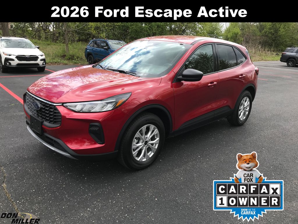 Red Metallic 2026 Ford Escape Active AWD SUV / Crossover All-Wheel Drive 8-Speed Automatic