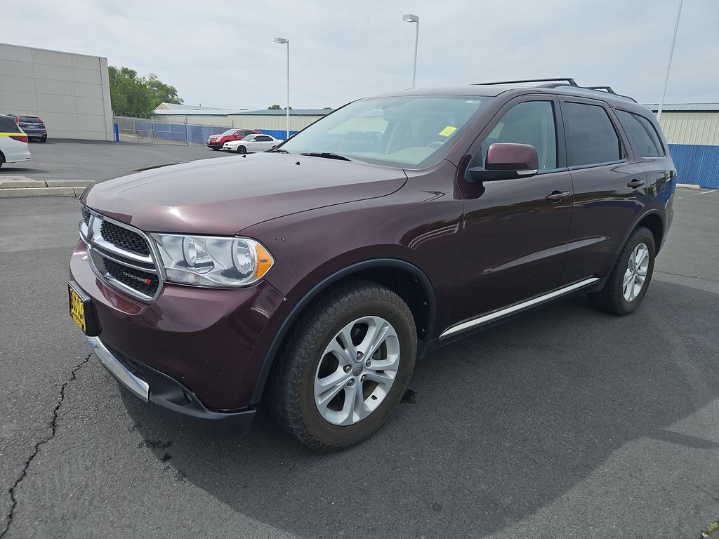 Deep Molten Red Pearlcoat 2012 Dodge Durango Crew AWD SUV / Crossover All-Wheel Drive 5-Speed Automatic