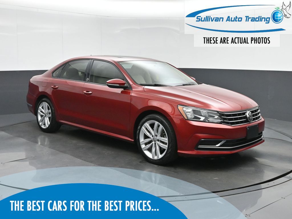 Fortana Red 2019 Volkswagen Passat Sedan Front-Wheel Drive 6-Speed Automatic