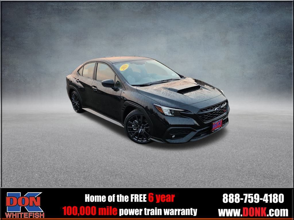 Crystal Black Silica 2025 Subaru WRX Premium AWD Sedan All-Wheel Drive 6-Speed Manual