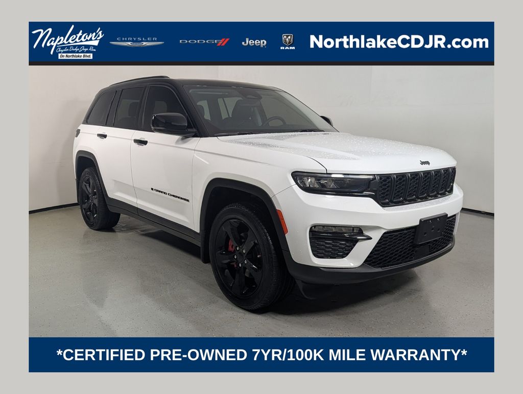 Bright White Clearcoat 2023 Jeep Grand Cherokee SUV / Crossover Four-Wheel Drive 8-Speed Automatic