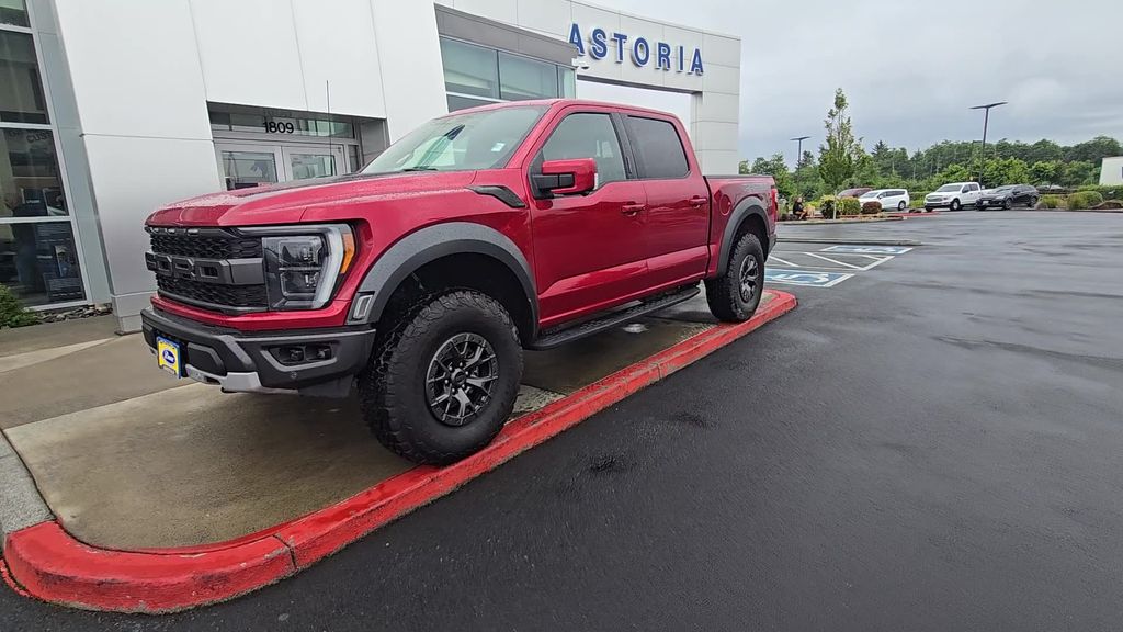 Red Metallic 2022 Ford F-150 Pickup Truck Four-Wheel Drive Automatic