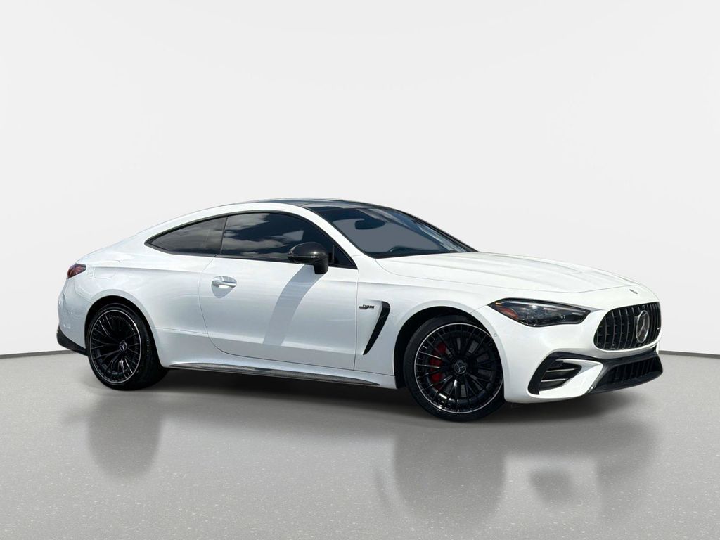 MANUFAKTUR Moonlight White Metallic 2024 Mercedes-Benz CLE Coupe All-Wheel Drive Automatic