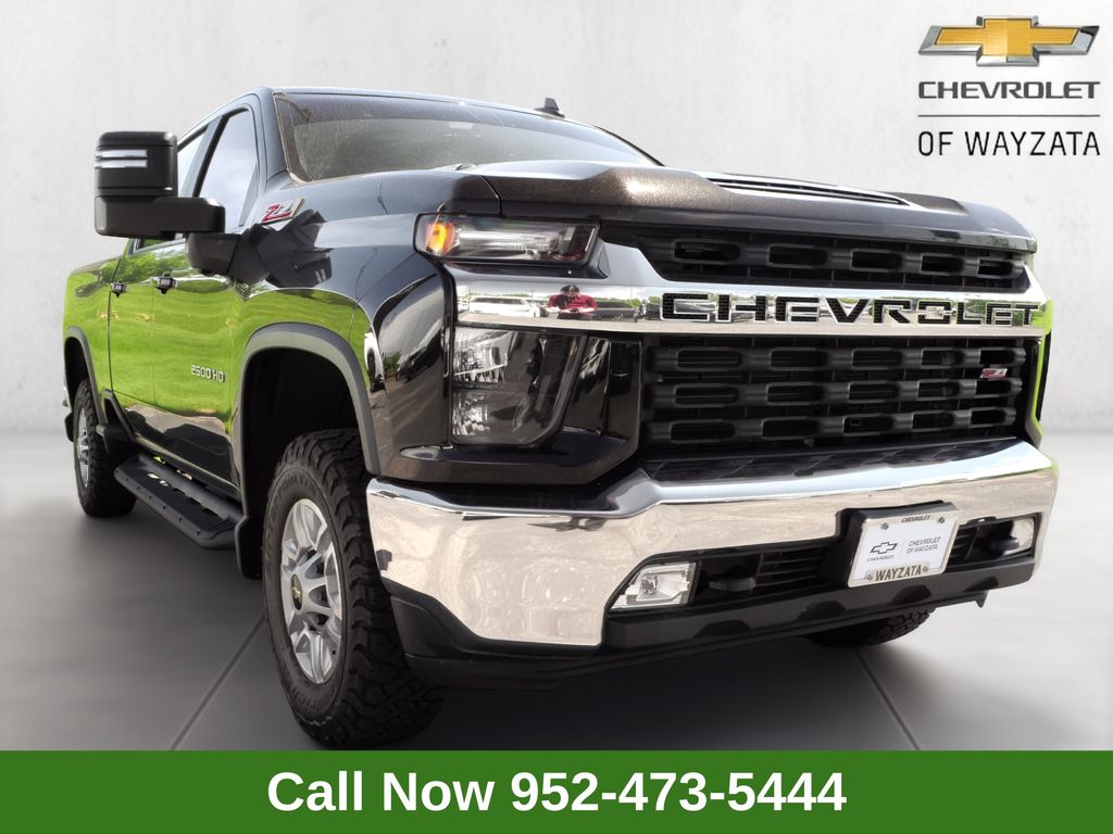 Mosaic Black Metallic 2022 Chevrolet Silverado 2500HD LT Crew Cab 4WD Pickup Truck Four-Wheel Drive Automatic