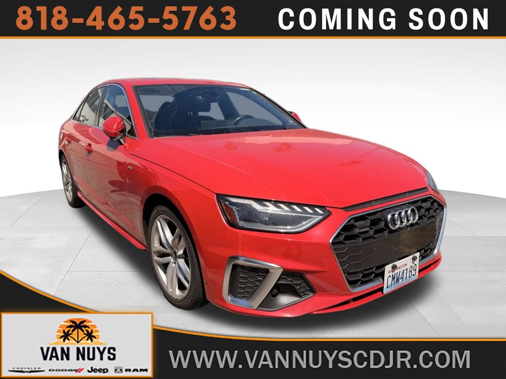 Progressive Red Metallic 2024 Audi A4 Sedan All-Wheel Drive 7-Speed Automatic