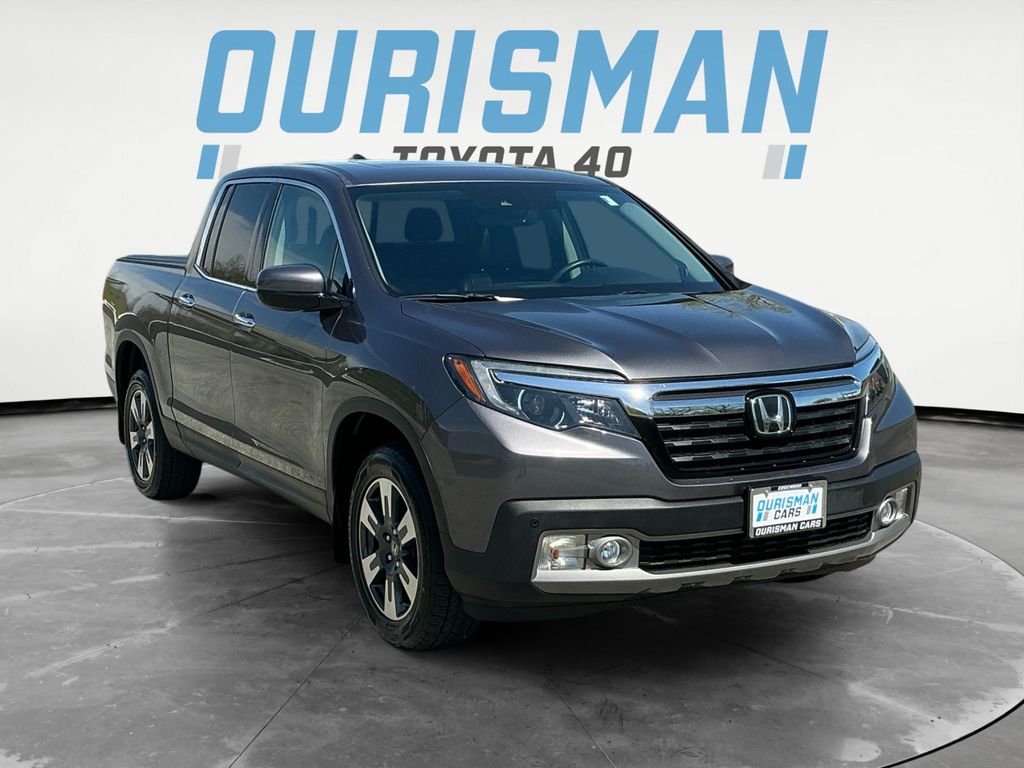 Gray 2019 Honda Ridgeline RTL-E AWD Pickup Truck All-Wheel Drive 6-Speed Automatic