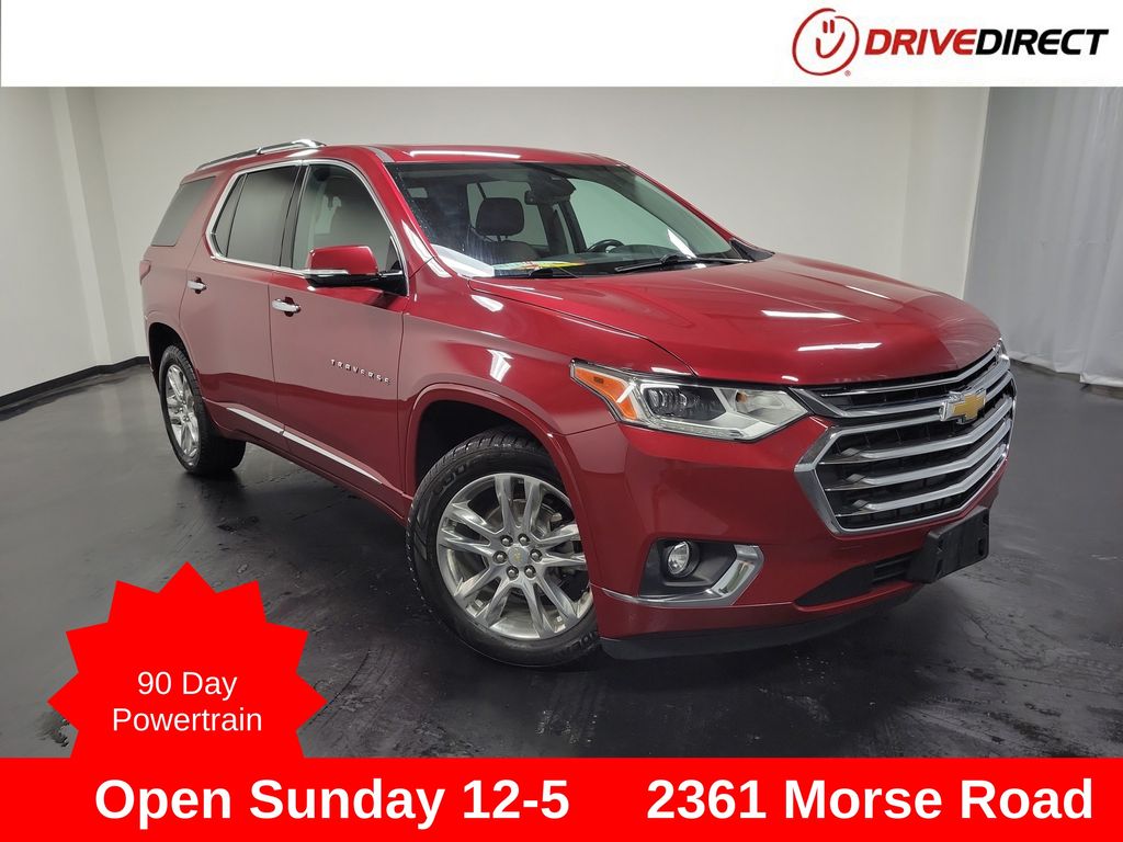 Cajun Red Tintcoat 2019 Chevrolet Traverse SUV / Crossover Four-Wheel Drive 9-Speed Automatic