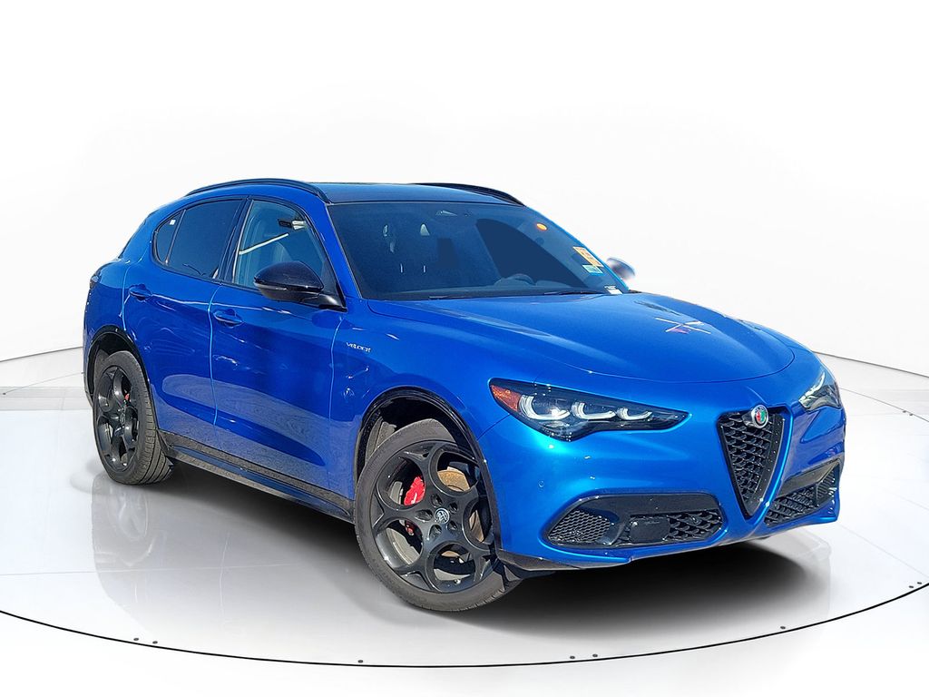 Misano Blue Metallic 2025 Alfa Romeo Stelvio SUV / Crossover All-Wheel Drive 8-Speed Automatic