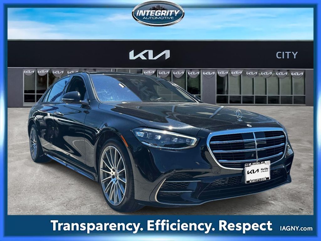 Black 2023 Mercedes-Benz S-Class S 580 4MATIC AWD Sedan All-Wheel Drive 9-Speed Automatic