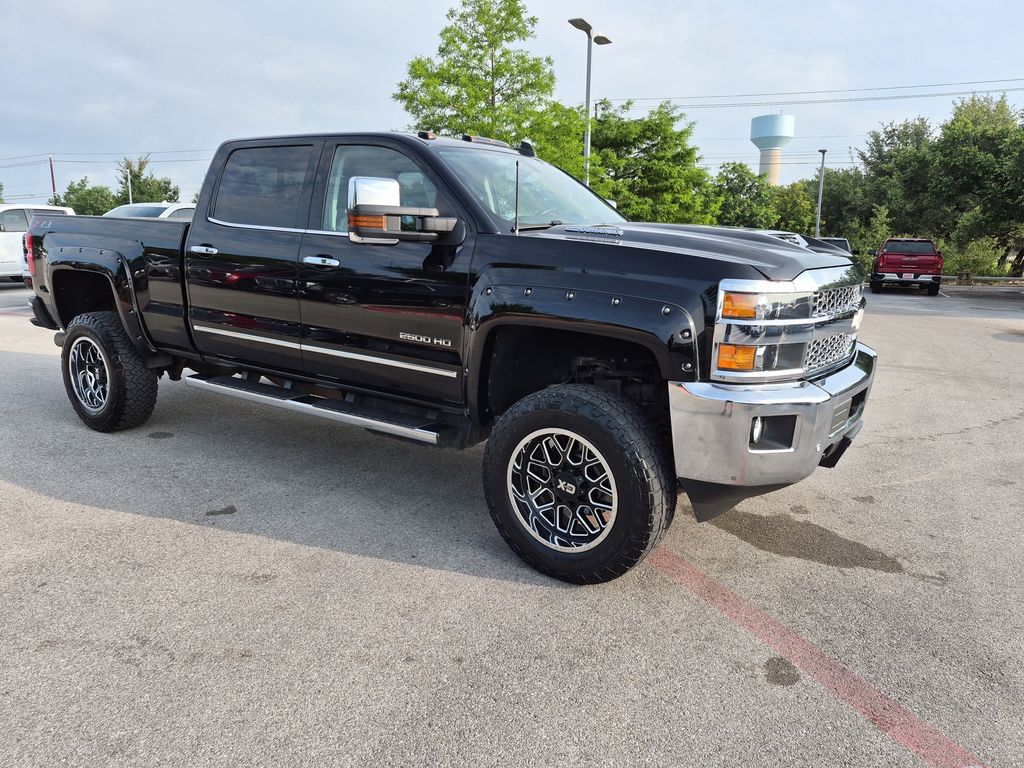 Black 2018 Chevrolet Silverado 2500HD LTZ Crew Cab 4WD Pickup Truck Four-Wheel Drive 6-Speed Automatic