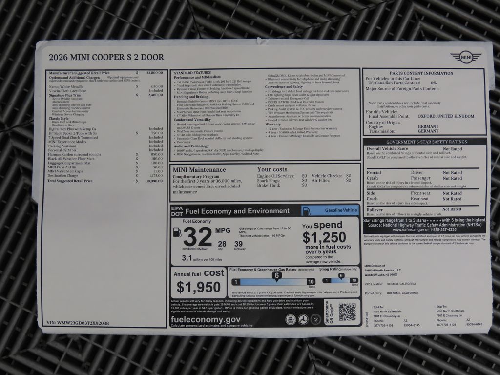 Thumbnail: 2026 MINI Cooper - 9