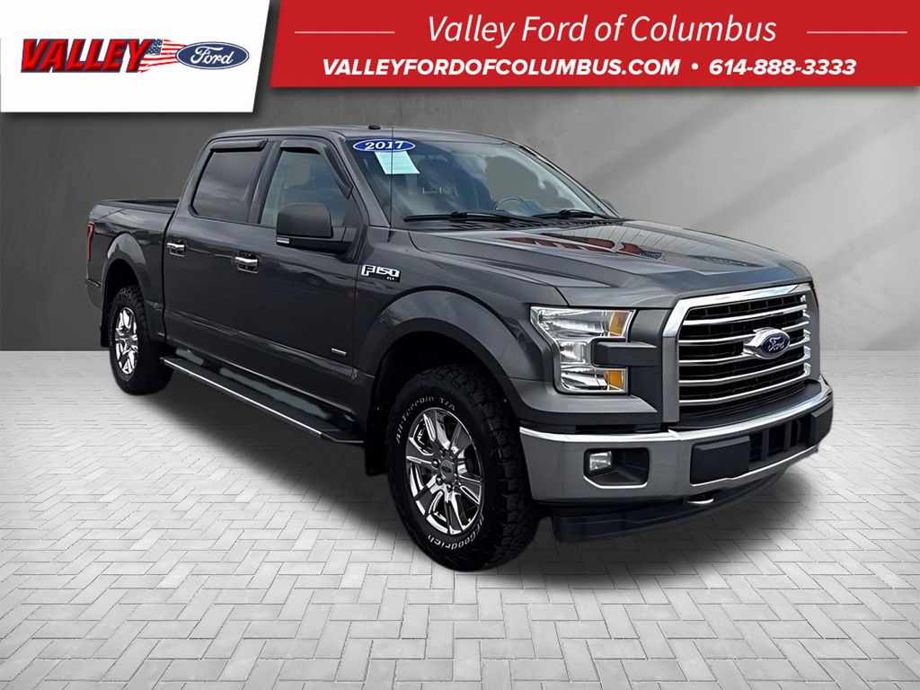 Gray (Magnetic) 2017 Ford F-150 XLT SuperCrew 4WD Pickup Truck Four-Wheel Drive 6-Speed Automatic