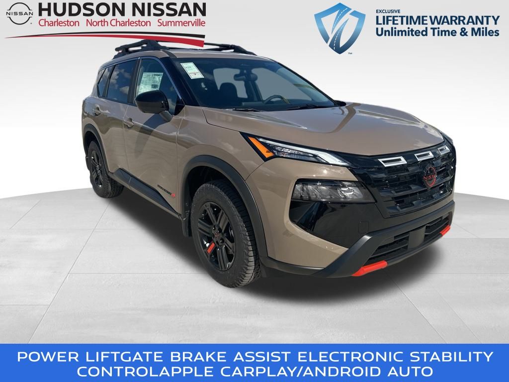 2025 Baja Storm Metallic Nissan Rogue Rock Creek SUV