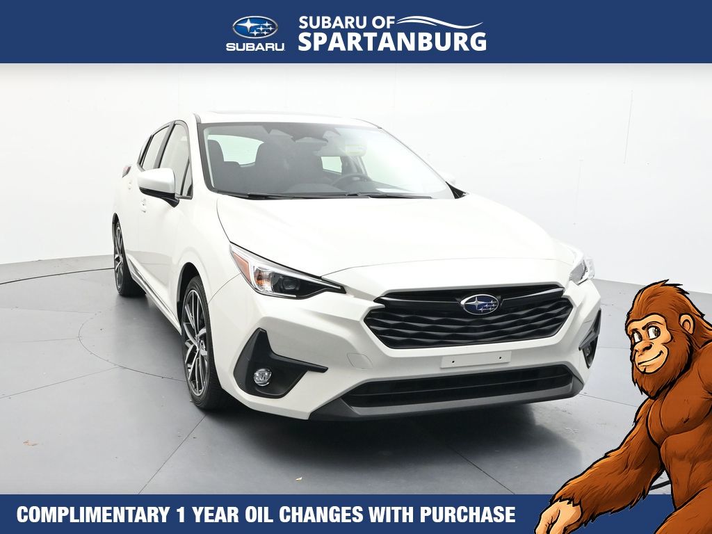 Crystal White Pearl 2025 Subaru Impreza Wagon All-Wheel Drive Continuously Variable Transmission