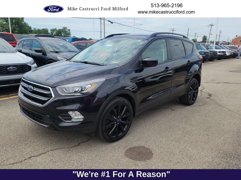Black Metallic 2019 Ford Escape SUV / Crossover Front-Wheel Drive 6-Speed Automatic