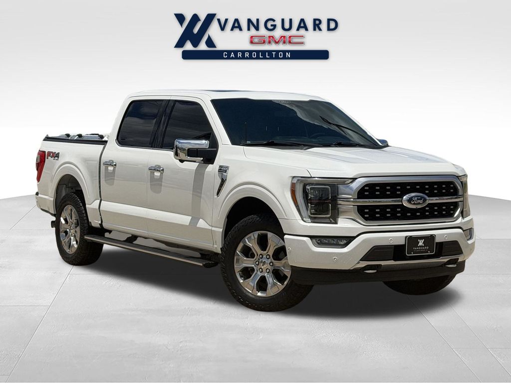 Star White Metallic Tri-Coat 2021 Ford F-150 Pickup Truck Four-Wheel Drive Automatic
