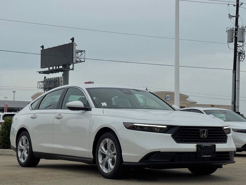2026 Honda Accord LX White at Community Honda