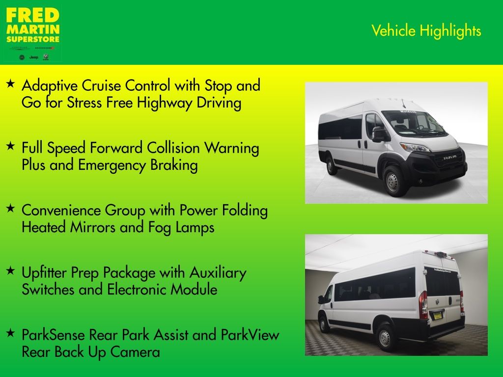 new 2026 Ram ProMaster 3500 Window Van car, priced at $77,725