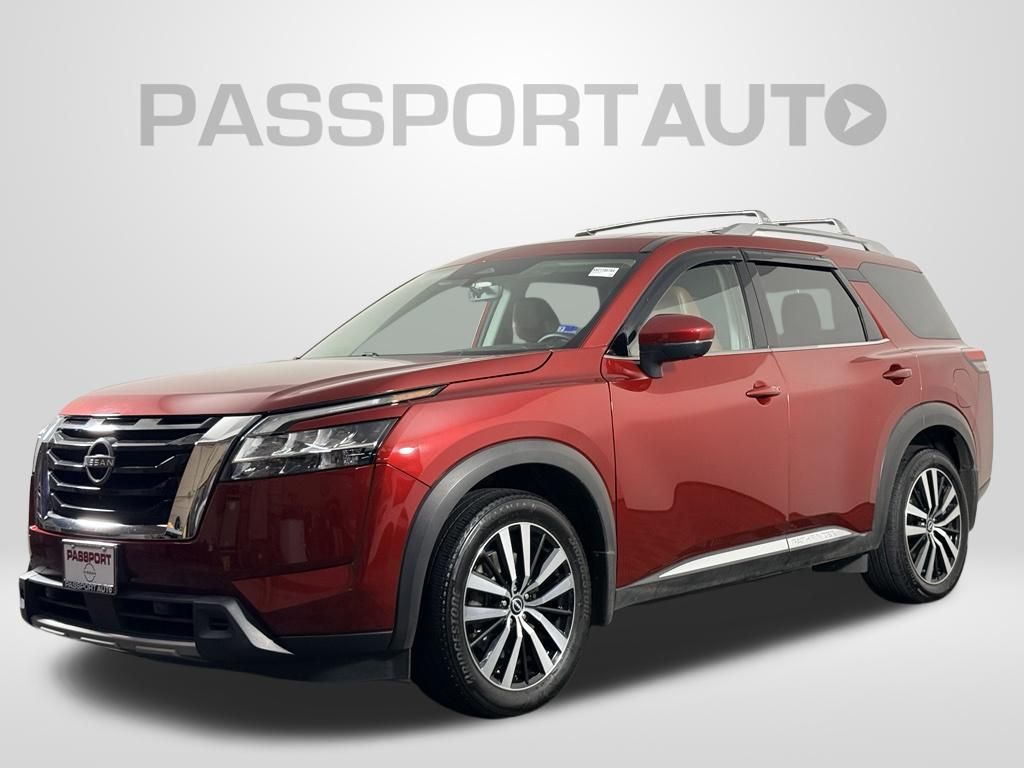 Red (Scarlet Ember Tintcoat) 2023 Nissan Pathfinder SUV / Crossover All-Wheel Drive Automatic