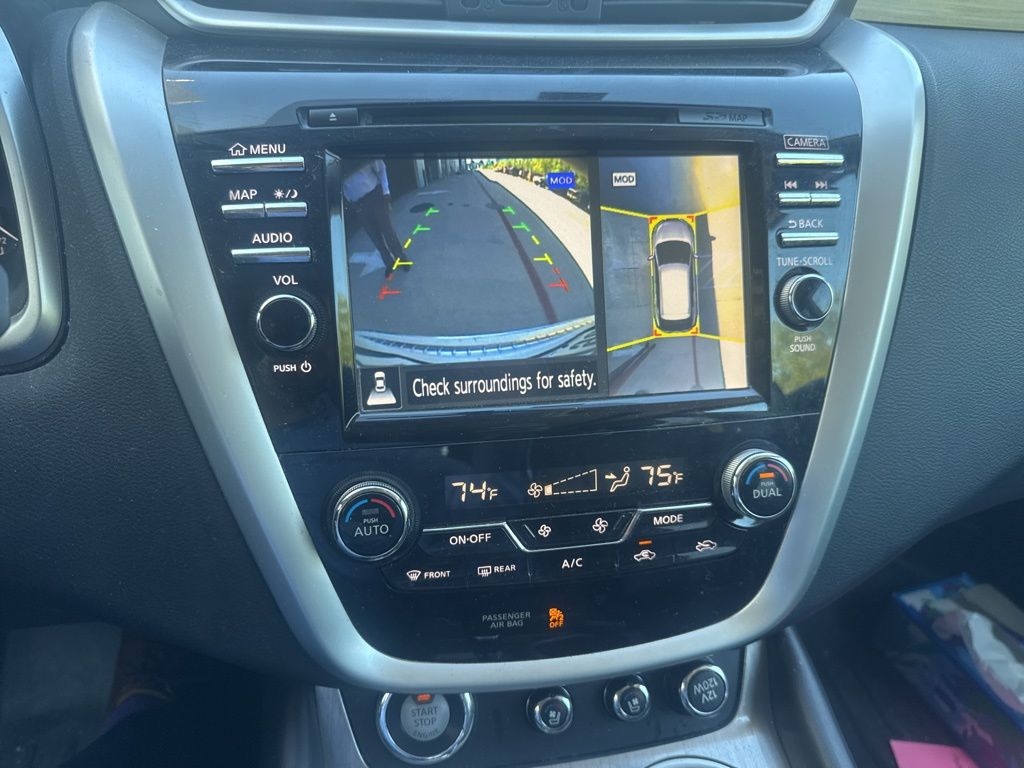 2017 Nissan Murano Platinum White at Mac Haik CDJR North Houston