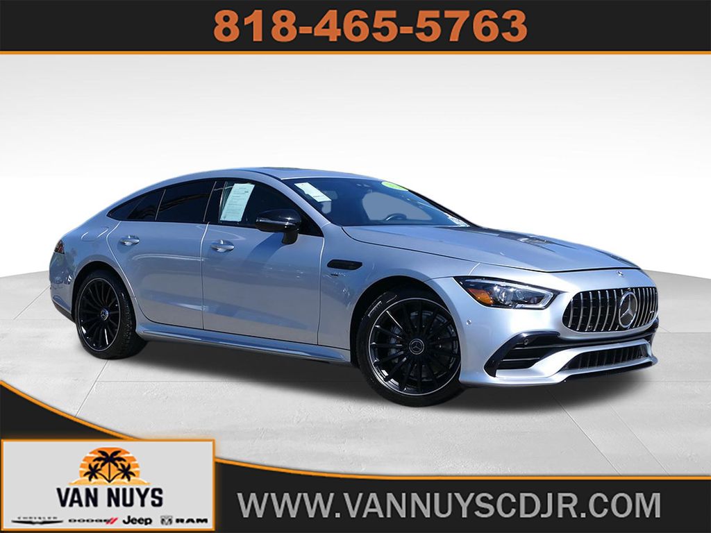 Cirrus Silver Metallic 2021 Mercedes-Benz AMG GT Coupe All-Wheel Drive 9-Speed Automatic