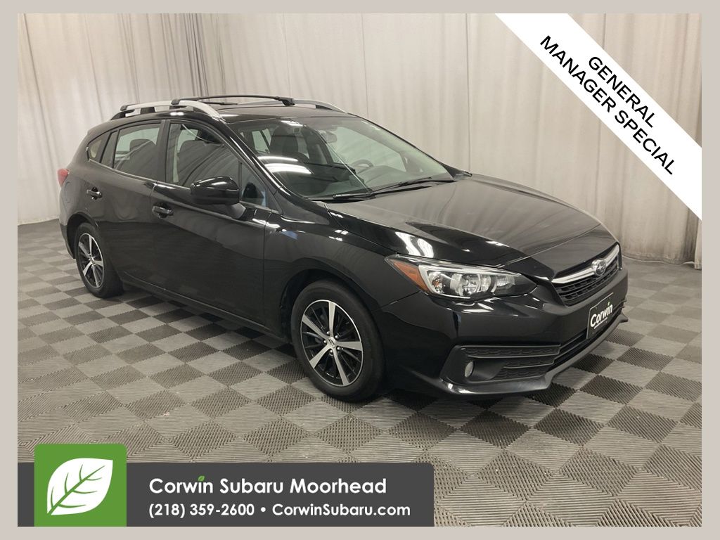 Crystal Black Silica 2021 Subaru Impreza Wagon All-Wheel Drive Continuously Variable Transmission