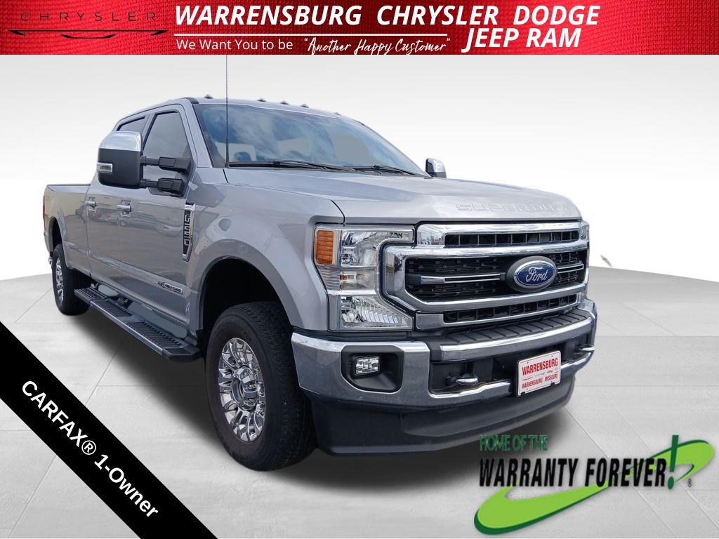 Silver Metallic 2022 Ford F-250 Super Duty Lariat Crew Cab 4WD Pickup Truck Four-Wheel Drive Automatic