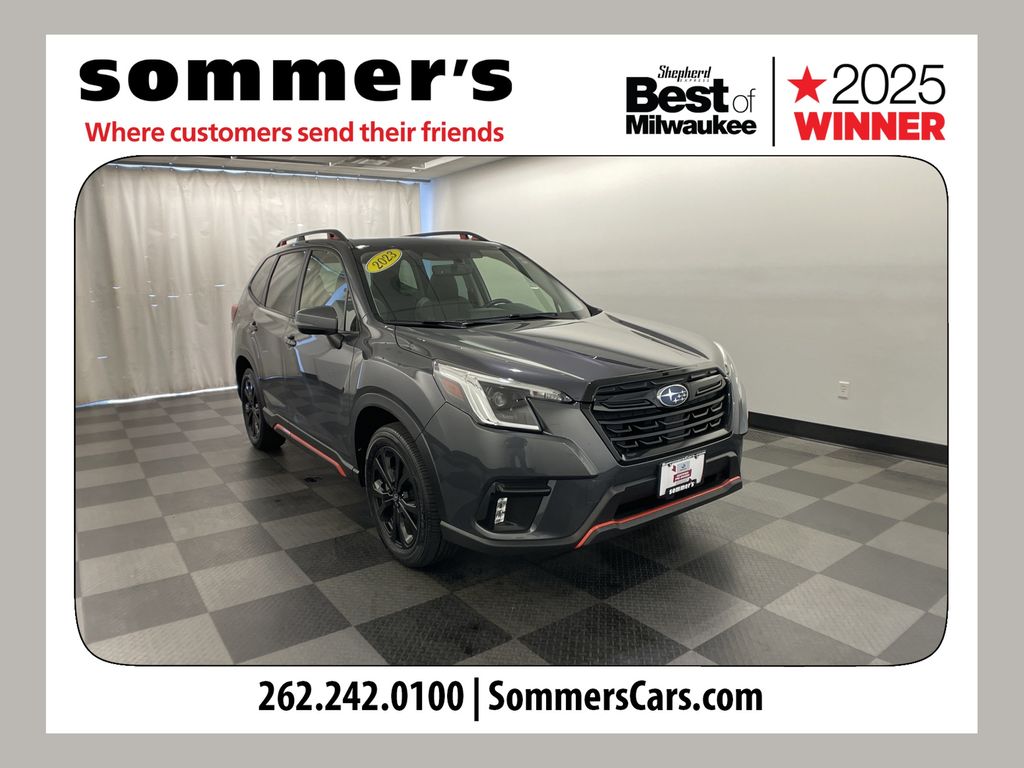Magnetite Gray Metallic 2023 Subaru Forester Sport Crossover AWD SUV / Crossover All-Wheel Drive Continuously Variable Transmission