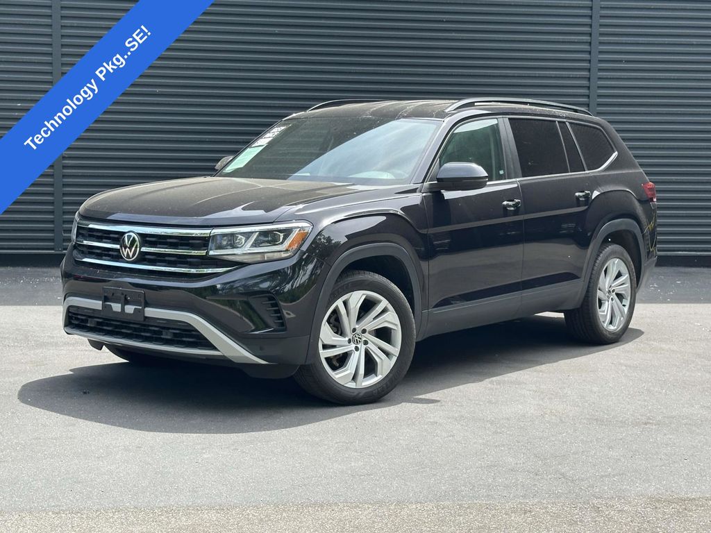 Deep Black 2023 Volkswagen Atlas V6 SE 4Motion with Technology SUV / Crossover All-Wheel Drive 8-Speed Automatic