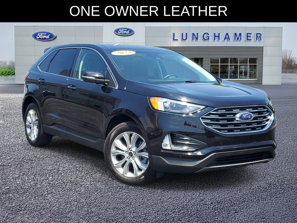 Agate Black Metallic 2023 Ford Edge SUV / Crossover All-Wheel Drive 8-Speed Automatic