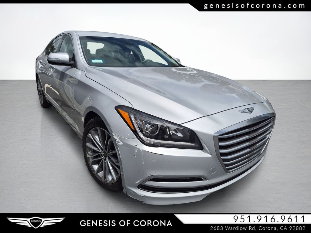 Silver 2015 Hyundai Genesis Sedan 8-Speed Automatic