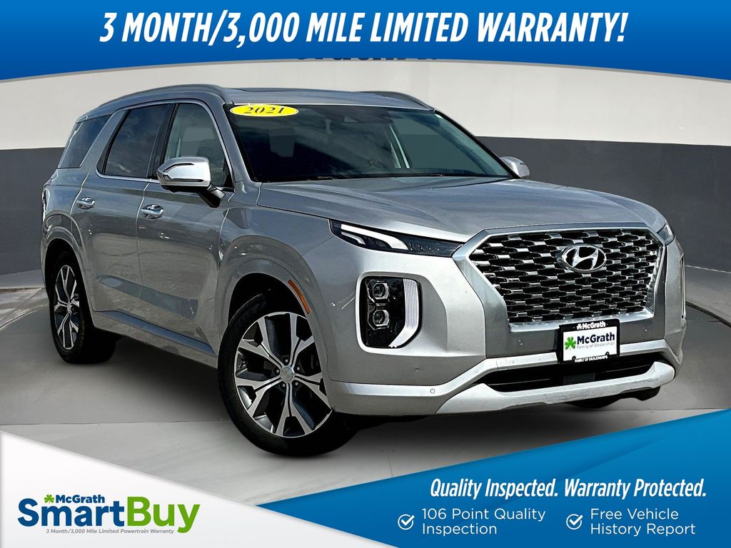 Typhoon Silver 2021 Hyundai Palisade SUV / Crossover All-Wheel Drive 8-Speed Automatic