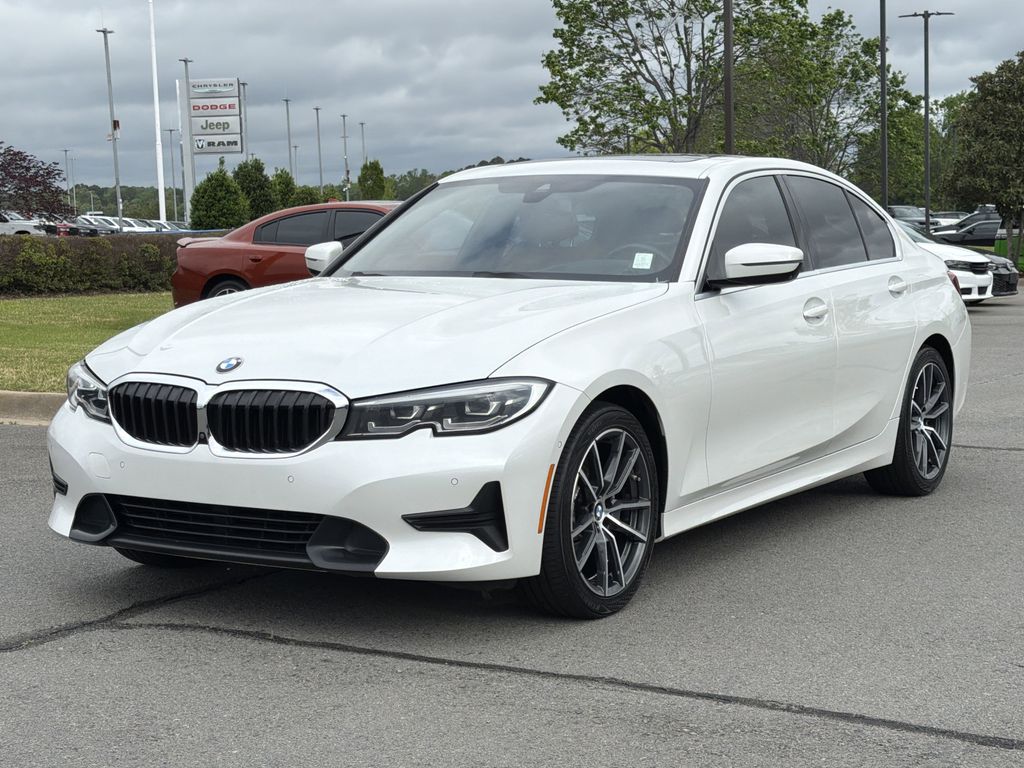 Mineral White Metallic 2021 BMW 3 Series 330i RWD Sedan Rear-Wheel Drive 8-Speed Automatic