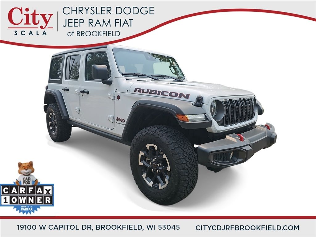 Bright White Clearcoat 2025 Jeep Wrangler SUV / Crossover Four-Wheel Drive 8-Speed Automatic