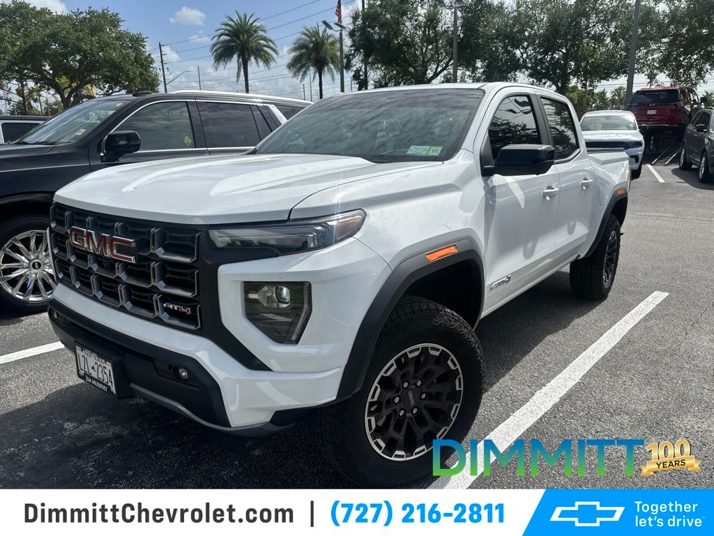 Summit White 2026 GMC Canyon Pickup Truck Four-Wheel Drive 8-Speed Automatic