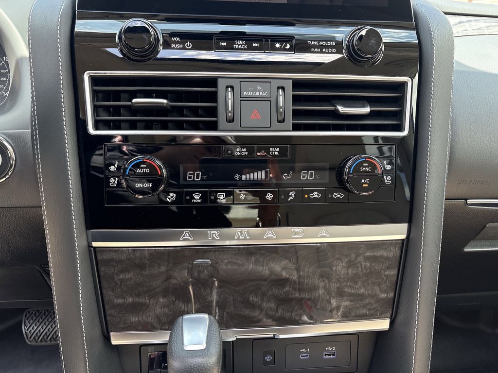 2023 Nissan Armada Platinum White at Central Houston Nissan