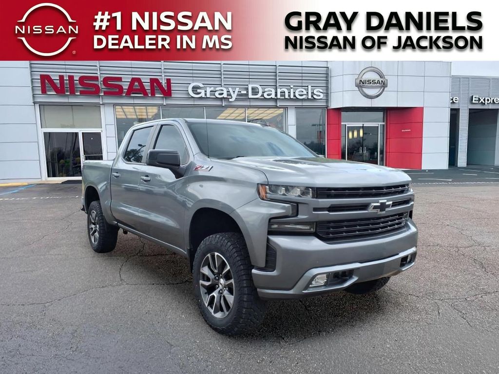 Gray (Satin Steel Metallic) 2020 Chevrolet Silverado 1500 RST Crew Cab 4WD Pickup Truck Four-Wheel Drive 8-Speed Automatic