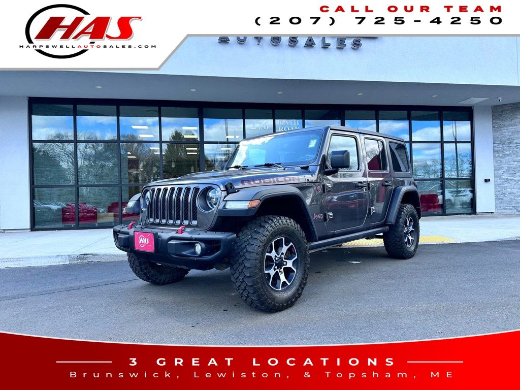 Gray (Granite Crystal Metallic Clearcoat) 2019 Jeep Wrangler Unlimited Rubicon 4WD SUV / Crossover Four-Wheel Drive 6-Speed Manual