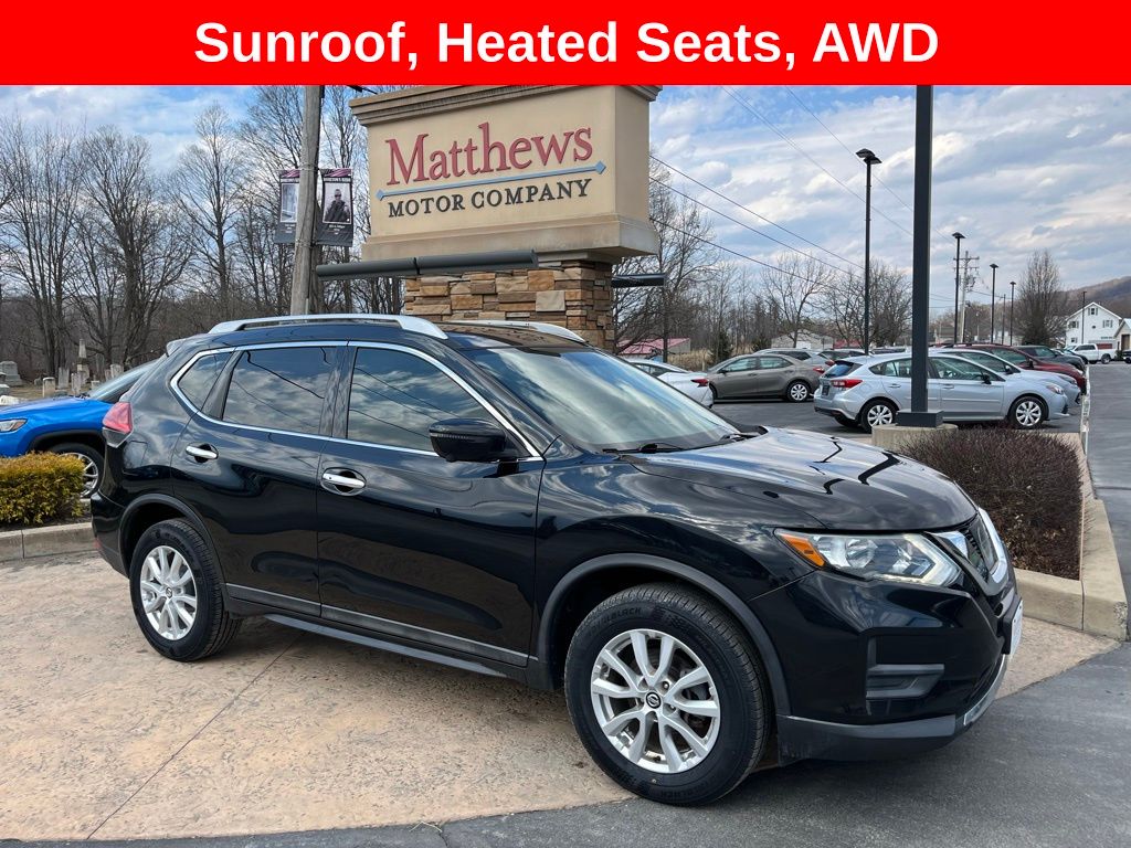 Gray (Magnetic Black) 2017 Nissan Rogue SV AWD SUV / Crossover All-Wheel Drive Continuously Variable Transmission