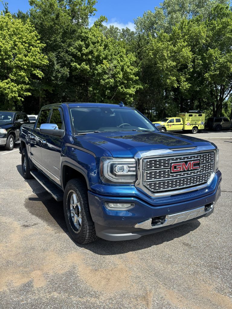 Stone Blue Metallic 2017 GMC Sierra 1500 Pickup Truck Four-Wheel Drive 8-Speed Automatic Overdrive