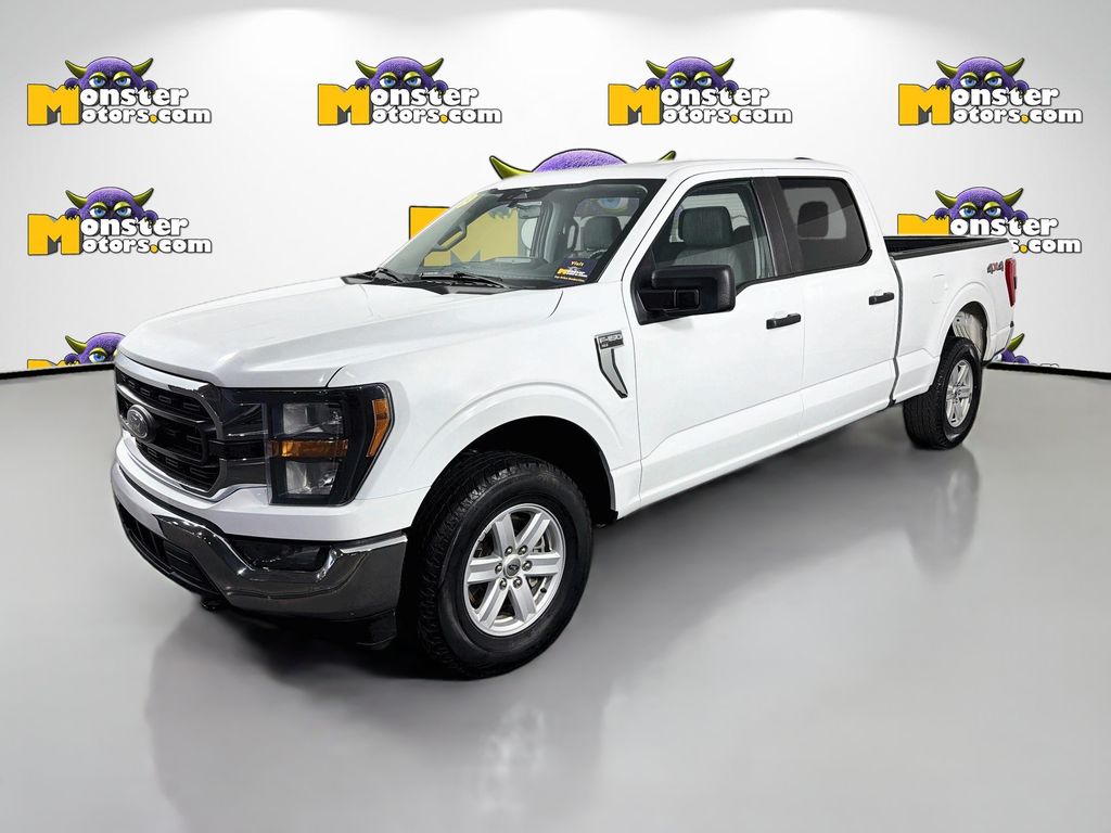White 2023 Ford F-150 Pickup Truck Four-Wheel Drive Automatic