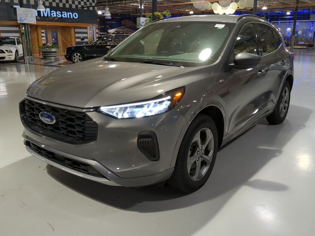 Gray Metallic 2024 Ford Escape SUV / Crossover All-Wheel Drive 8-Speed Automatic
