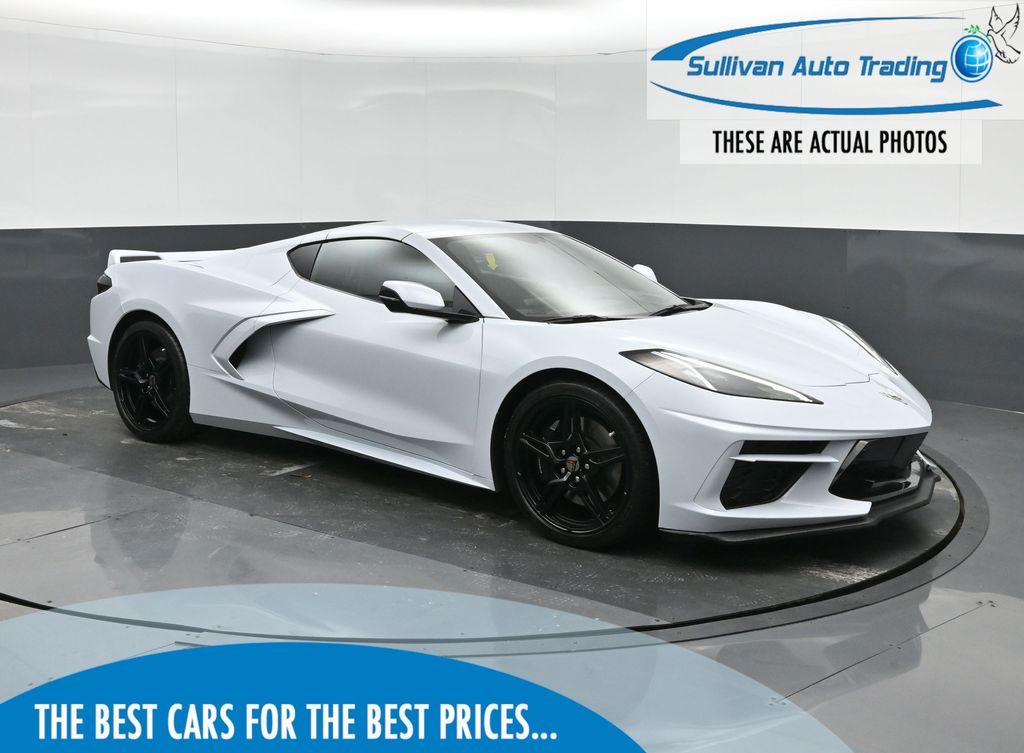 Ceramic Matrix Gray Metallic 2021 Chevrolet Corvette Coupe Rear-Wheel Drive 8-Speed Dual Clutch