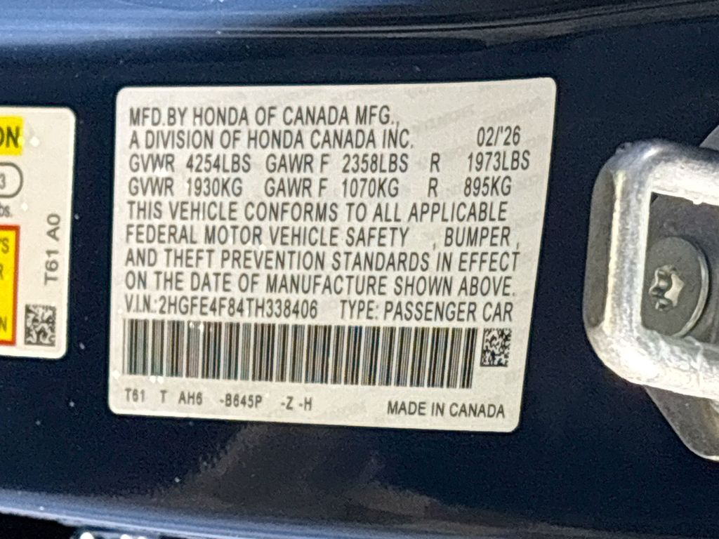 2026 Honda Civic Hybrid Sport