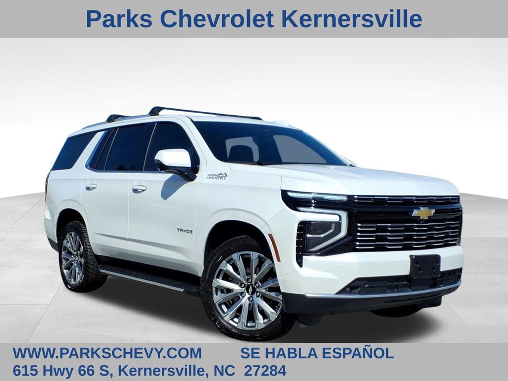 Pearl 2025 Chevrolet Tahoe High Country 4WD SUV / Crossover Four-Wheel Drive