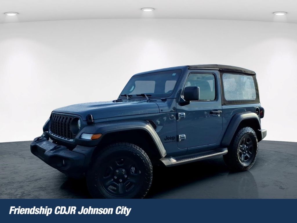 Anvil Clear Coat 2024 Jeep Wrangler SUV / Crossover Four-Wheel Drive 6-Speed Manual