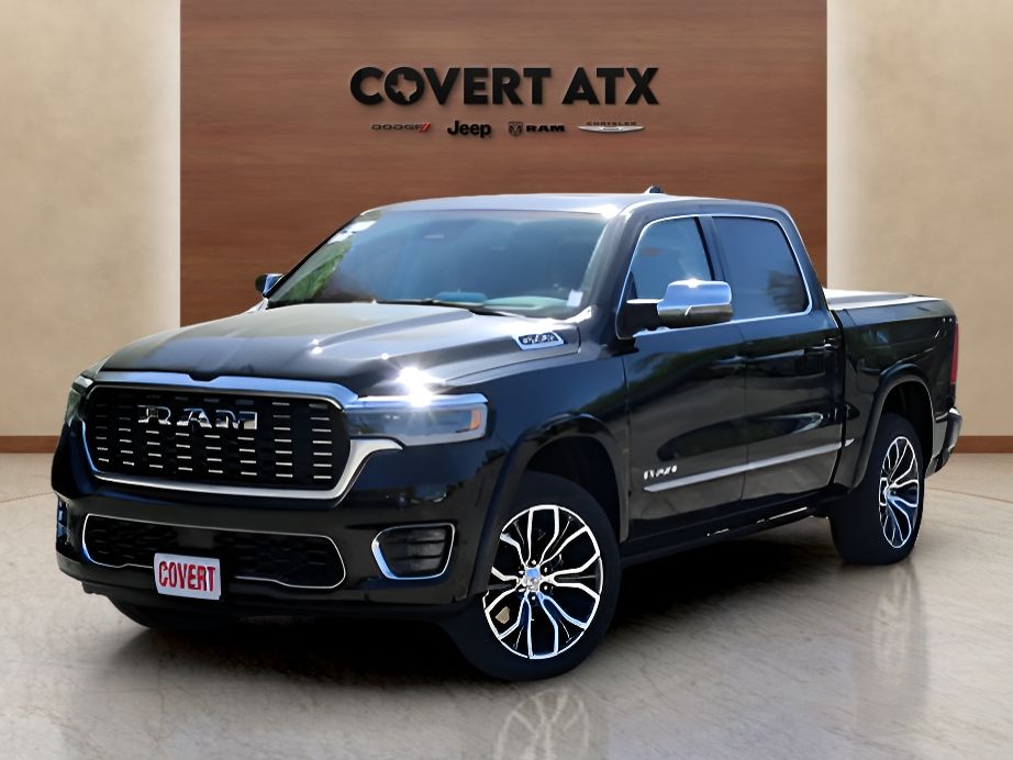 Diamond Black Crystal Pearlcoat 2026 RAM 1500 Tungsten Crew Cab 4WD Pickup Truck Four-Wheel Drive 8-Speed Automatic