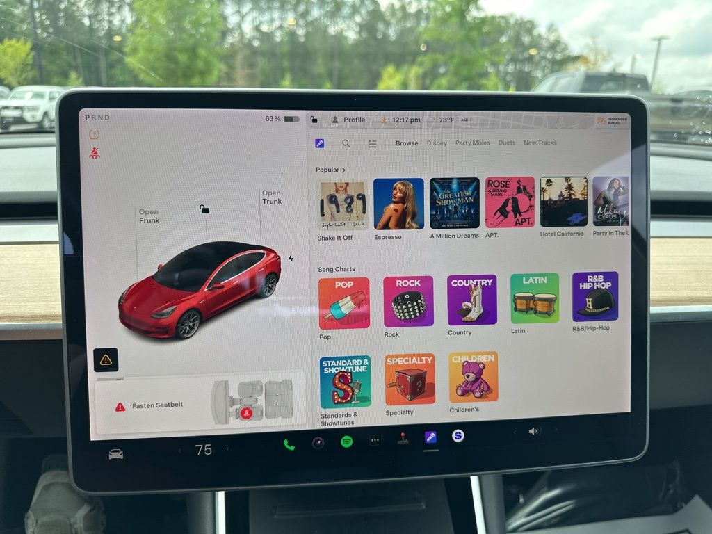 2018 Red Multi-Coat Tesla Model 3 Long Range AWD Sedan